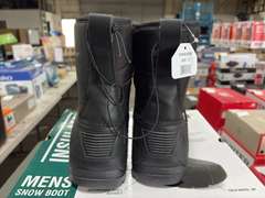 (2) Pairs Staheekum Waterproof Snow Boots -Men’s Black Size 10-