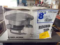 (2) Project Source 70CFM Bathroom Ventilation Fans & Selkirk 8" Round Top Chimney Cover