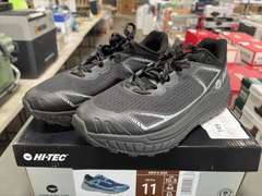 (3) Pairs Hi-Tech Trail Shoes -Men’s Black & Blue (2) Size 11 and (1) Size 10 -