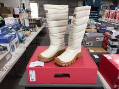 Hunter Intrepid Tall Snowboot -Women’s White Willow Size 8- *NIB