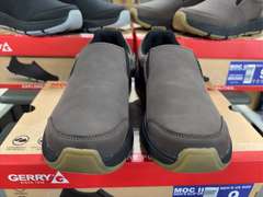 (3) Pairs Gerry Moc II Slip Ons -Mens (2) Brown Size 9 & (1) Black Size 9-