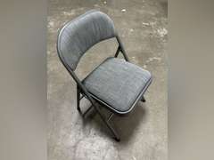 4-Pack Maxchief Upholstered Metal High Back Folding Chairs