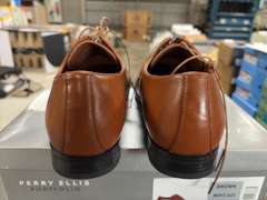 (3) Pairs Perry Ellis Leather Dress Shoes -Men’s Brown Size 11.5 & (2) Black Size 11.5/ 10- *NIB