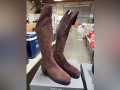 (2) Kenneth Cole Stanford Knee High Boots - Women’s Black & Brown Size 7 -