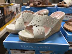 (3) Pairs Draper James Alex Sandals & (1) Pair Emily Wedge Shoes -SEE DESCRIPTION-
