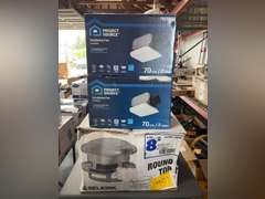 (2) Project Source 70CFM Bathroom Ventilation Fans & Selkirk 8" Round Top Chimney Cover