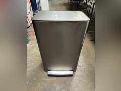(2) Kohler 47L Stainless Steel Step Trash Cans *Dented
