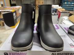 (4) Pairs Khombu Dusk All Weather Ankle Boots -Women’s Black Size 6-