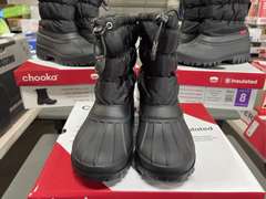 (3) Pairs Chooka Nylon Puffer Snow Boots -Women’s Black Size 8-