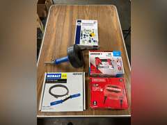 Assorted Knee Pads and Towing Electrical Hookups