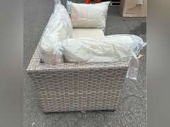 TK CLASSICS LIGHT BROWN 2-PIECE SECTIONAL SOFA