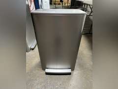 (2) Kohler 47L Stainless Steel Step Trash Cans *Dented