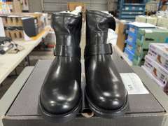 Frye Veronica Leather Bootie Ankle Boot -Women’s Black Size 8- *NIB