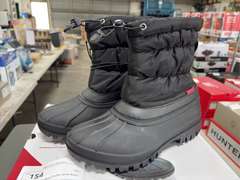 (3) Pairs Chooka Nylon Puffer Snow Boots -Women’s Black Size 8-