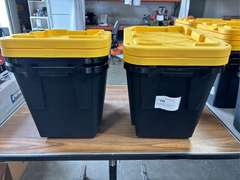 (4) Greenmade 12 Gallon Professional Grade Storage Container w/ Lids
