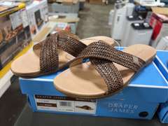 (3) Pairs Draper James Alex Sandals & (1) Pair Emily Wedge Shoes -SEE DESCRIPTION-