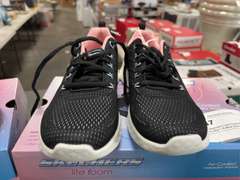 (2) Pairs Sketchers Lite Foam Running Shoes - Women’s Black & Blue Size 8 & 9 -