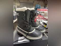 Sorel Caribou Waterproof Boots -Black Stone Women’s Size 9- *NIB