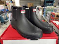 (2) Hunter Original Chelsea Rain Boots -Women’s Black Size 10-