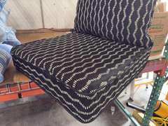 Origin 21 25”x25” 2pc Black Helix Jacquard Deep Seat Cushion Set