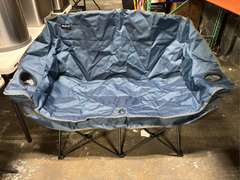 (2) MAC Sports Blue Double Camping Chairs