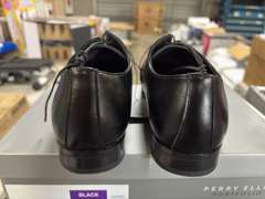 (3) Pairs Perry Ellis Leather Dress Shoes -Men’s Brown Size 11.5 & (2) Black Size 11.5/ 10- *NIB
