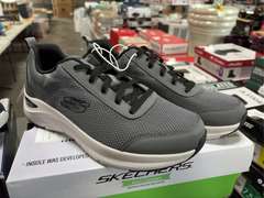 (2) Pairs Sketchers Arch Comfort/Glide Comfort Running Shoes - Men’s Black & Gray Size 12 - *NIB