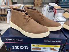 (4) Pairs IZOD Palmer Lace Up Chukka Boots -Men’s Brown Size 8-