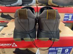 (3) Pairs Gerry Moc II Slip Ons -Mens (2) Brown Size 9 & (1) Black Size 9-