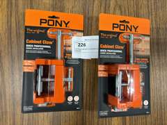 (2) Pony Cabinet Installation Claws *NIB/SEALED
