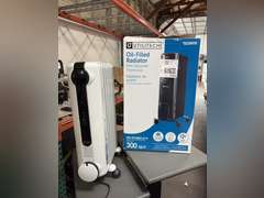(2) Utilitech Oil Filled Radiator Heaters w/ Thermostat - Heats up to 300sq ft.