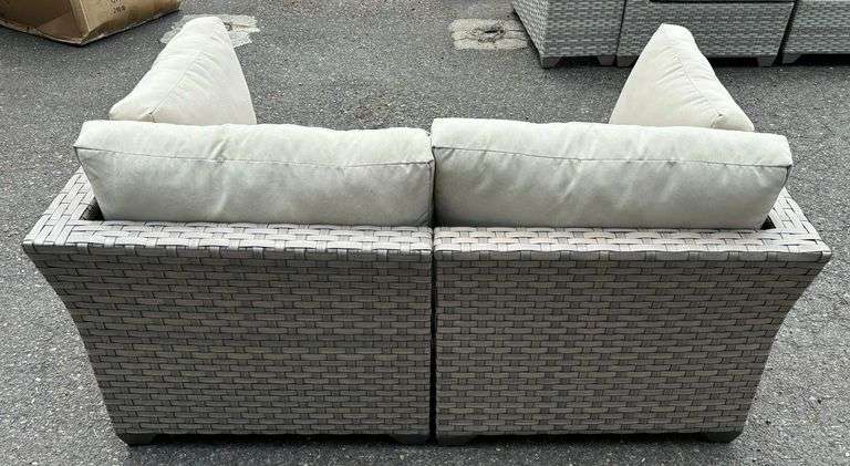 TK Classics Medium Brown 2-Piece Patio Couch Set *NIB