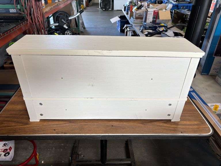 Allen+Roth White Wall Mount 2-Tier Shelf