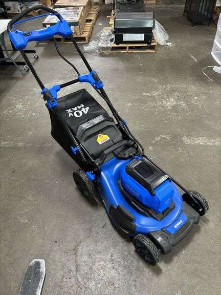Kobalt 40v 20" Push Lawnmower Kit w/ Battery & Charger *Powers/Works
