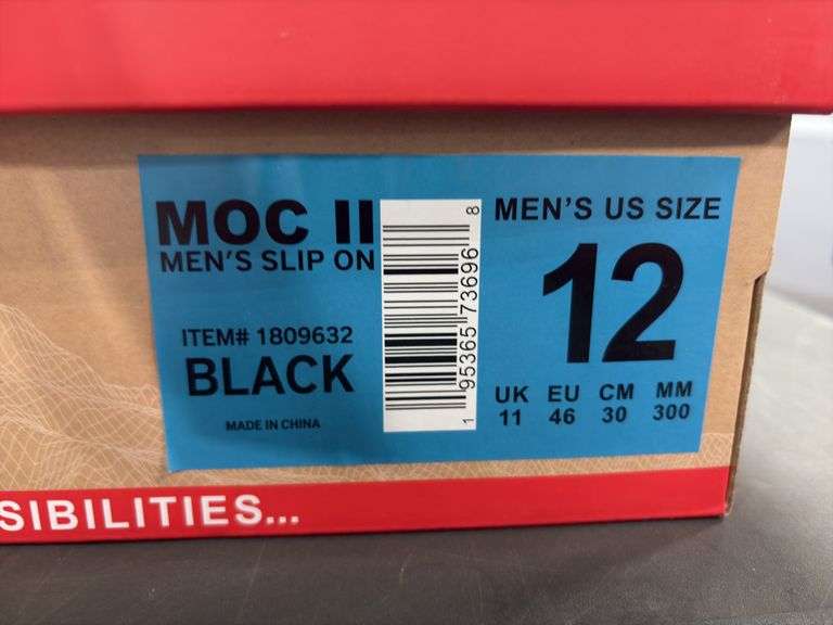 (2) Gerry Moc II Men’s Slip On (Brown Size 12 & Black Size 12)