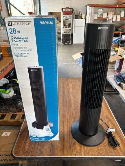 Utilitech 28" 3 Speed Oscillating Tower Fan