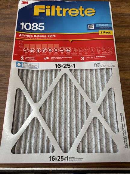 (5) Assorted 3M Filtrete Allergen Filters