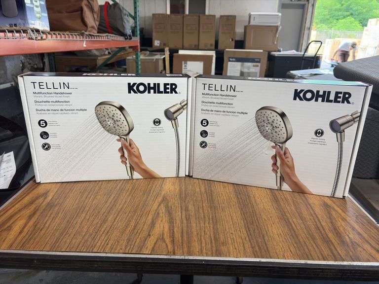 (2) Kohler Tellin Multifunction Handshower - Brushed Nickel