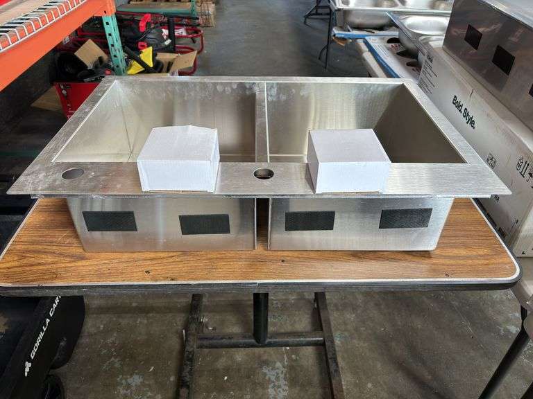 Kohler Decree Fab Stainless Steel Dual-Bin Sink