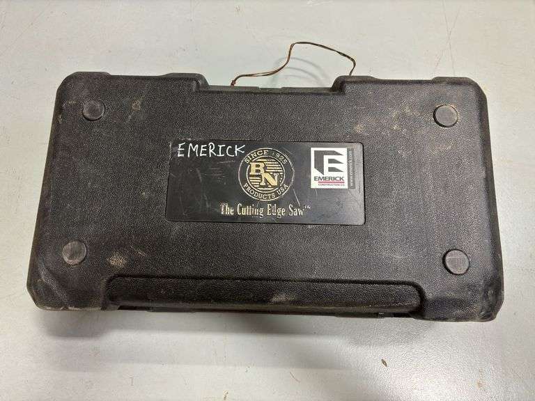 Benner/Newman Cutting Edge Rebar Cutting Saw w/ Extra Blades & Case - Corded *Powers