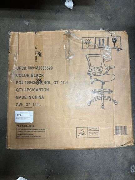 Flash Furniture Kelista Mesh Mid-Back Swivel Office Chair w/ Armrests