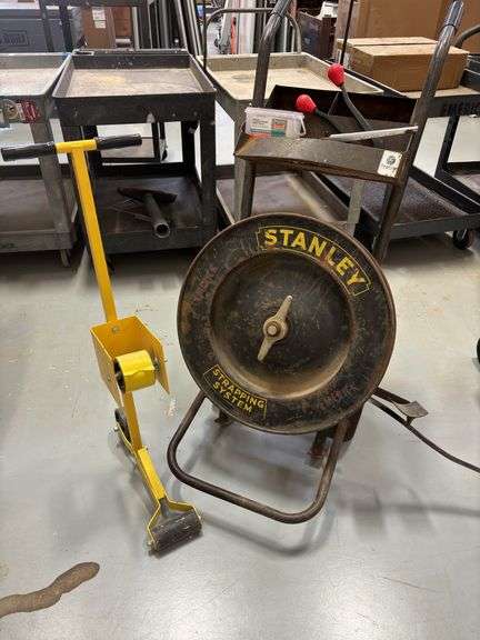 Stanley Steel Strapping Dispenser Cart w/ Floor Tape Applicator
