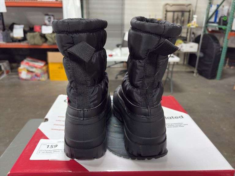 (2) Chooka Womens Waterproof Insulated Snow Boots (Black Size 6)