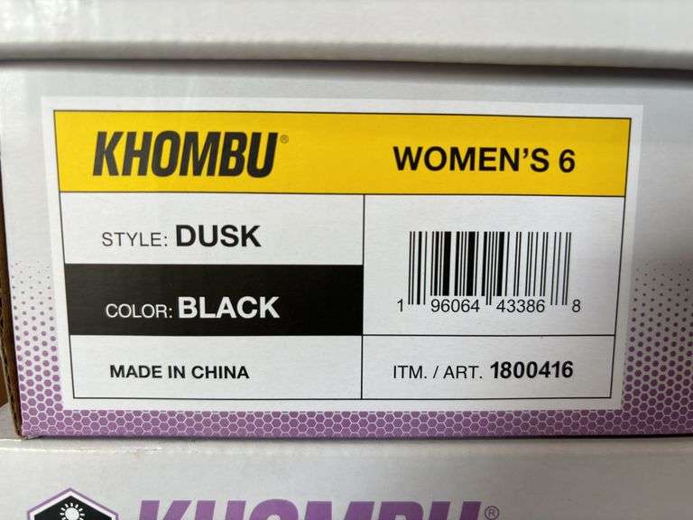 (4) Khombu Womens All Weather Memory Foam Boots (Black Sizes 6 & Brown Size 6)