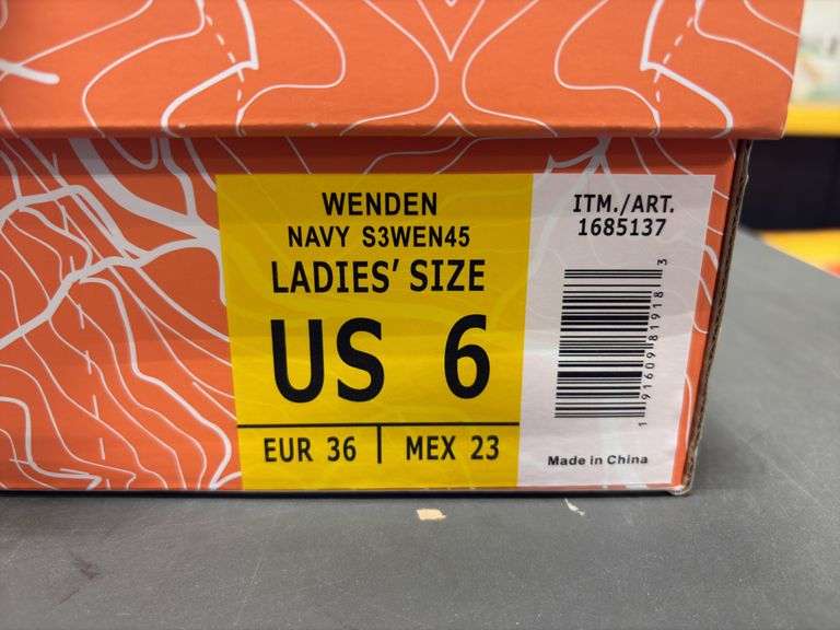 (1) JSport Women’s Memory Foam Slip On (Navy Size 6) & Waterproof Boot (Black Size 9)