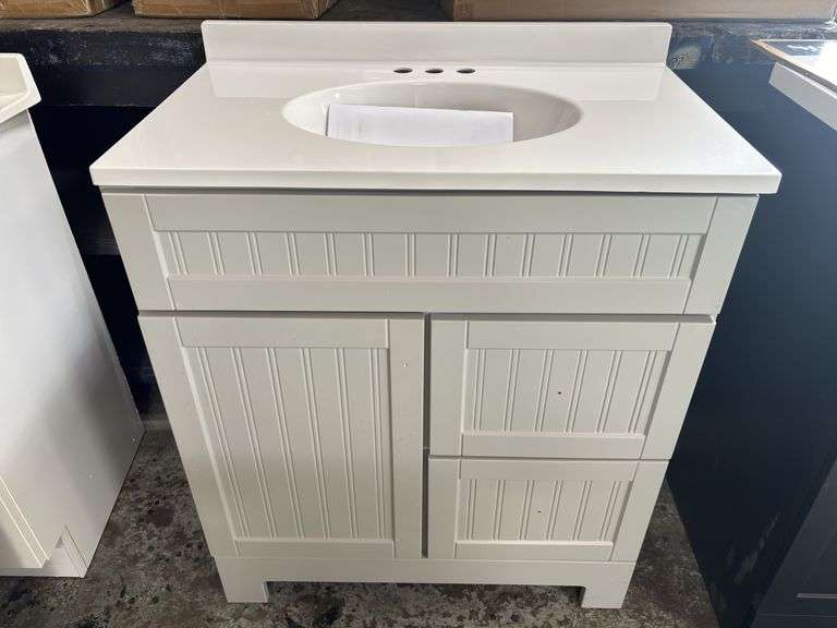 Style Selections ‘Ellenbee’ Vanity with Top - Gray/White