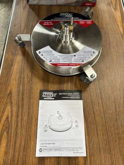 Surface Maxx Pro 14.5" Stainless Steel Surface Cleaner