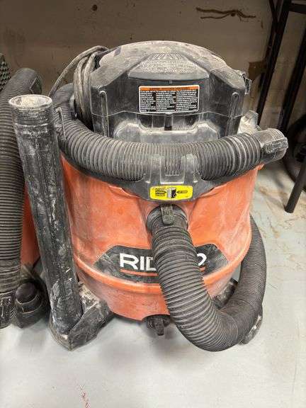 (3) Ridgid NXT Wet/Dry Shop Vacuums - 10, 12 & 14gal *Tested/Works