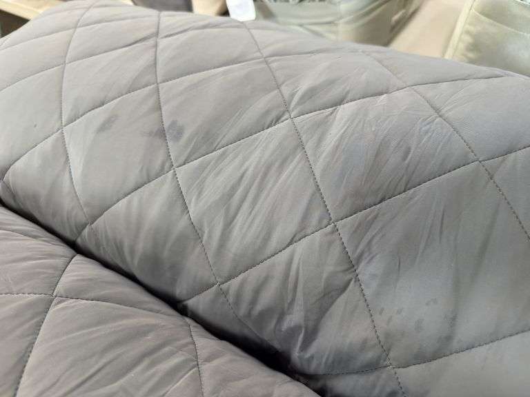 (2) Grey Body Pillows
