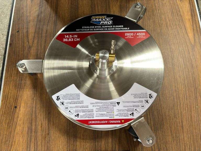 Surface Maxx Pro 14.5" Stainless Steel Surface Cleaner